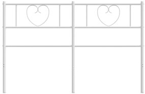 Cabeceira de cama 150 cm metal branco