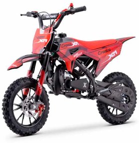 Mota cross gasolina 50 cc para crianças Motors CROSS XM Vermelha