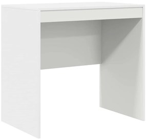 Mesa Branca 80x50x76 cm Madeira Revestida