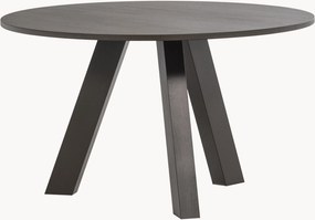 Mesa de jantar redonda em madeira de carvalho Rhonda