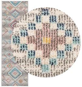 Tapete de interior e exterior design vintage ARBIZU 80x250 cm