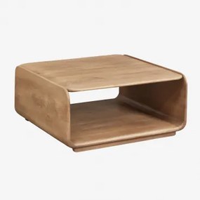 Mesa De Centro Quadrada 75x75 Cm Em Madeira Tinsley Madeira De Manga - Sklum