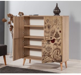 Armário Multiusos Multilux – Carvalho Sonoma – 95x111x36 cm