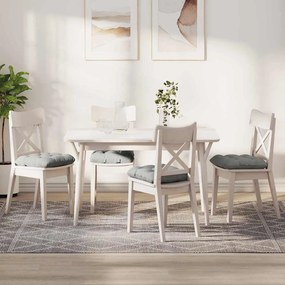 vidaXL Almofadas de Assento 4 pcs Cinzento-claro 45 x 45 cm