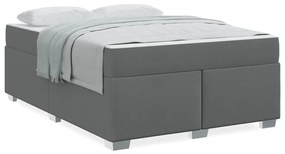 Estrutura da Cama Outros Cinzento escuro 160 x 200 cm tecido