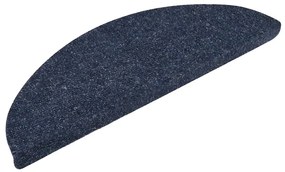 Tapetes escada autoadesivos 10 pcs 56x17x3 cm agulhado azul