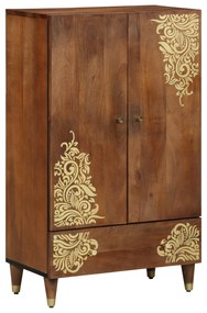 vidaXL Highboard 60x33x100 cm Madeira Sólida Mangueira