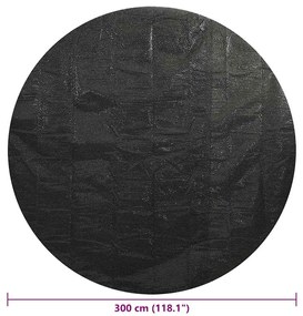 Cobertura para piscina 300 cm PE preto