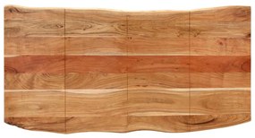 Mesa de jantar 180x90x76 cm madeira de acácia maciça