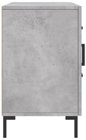 Aparador 100x36x60 cm derivados de madeira cinzento cimento