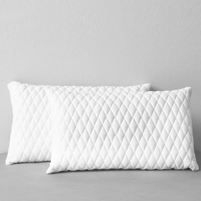 vidaXL Travesseiros 2 pcs 80x40x14 cm espuma de memória