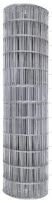 Cerca Euro com 13 Postes 1.2x25 m Aço Galvanizado
