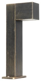 Candeeiro de pé industrial para exterior ouro antigo 35 cm IP44 - Baleno