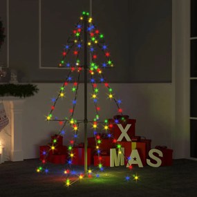 328569 vidaXL Árvore de Natal em cone 160 LEDs 78x120 cm interior e exterior