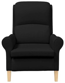 Poltrona Preta 52 cm em Tecido