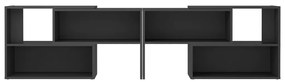 Móvel de TV 149x30x52 cm derivados de madeira cinza