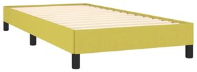 Estrutura de cama 90x190 cm tecido verde