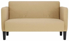 Sofá-luvas 109 cm tecido corduroy verde cinzento