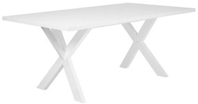 Mesa de jantar 180 x 100 cm branca LISALA Beliani