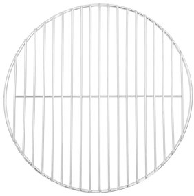 Grelha para churrasco redonda Ø37 cm aço inoxidável 304