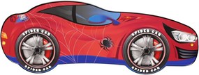 CAMA INFANTIL CRIANÇAS  C/ LEDS E OFERTA COLCHÃO ESPUMA Racing Car Herois 140 x 70 - Homem Aranha VERMELHO