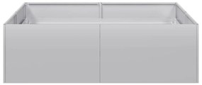Vaso/floreira 100x100x30 cm aço galvanizado