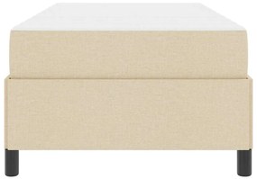 Cama Box Taupe, Preto 90 x 190 cm Tecido, Madeira de Engenharia