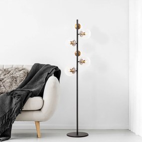 Candeeiro de Pé Fazli – Preto – 35 x 22 x 163 cm
