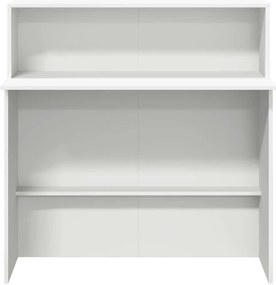 Balcão de recepção 100x50x103,5 cm derivados de madeira branco