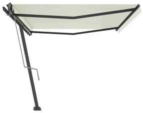 Toldo automático independente 500x300 cm cor creme