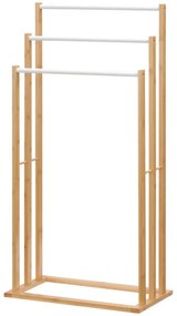 Toalheiro de Pé em Bambu - Design Natura