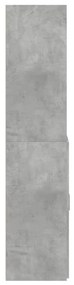 Armário alto 70x42,5x185 cm derivados madeira cinzento cimento