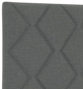 Cabeceira vidaXL Design Blocos de Diamante Cinza Escuro 90 cm Tecido,