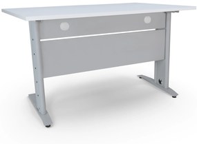 Secretária de Escritório 1800x800x750mm Soho – Cinza / Branco