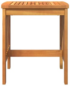 Mesa Lateral de Jardim vidaXL Castanho 45x45x50 cm em Madeira de Acáci