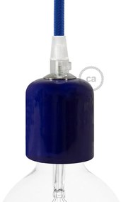 Ceramic E27 lamp holder kit - Azul