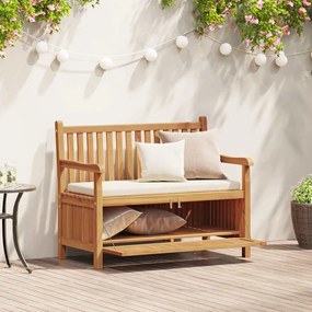 Banco de Armazenamento para Jardim Castanho 228 x 60 x 90 cm
