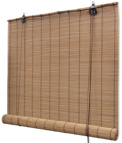 Estore/persiana em bambu 80x220 cm castanho