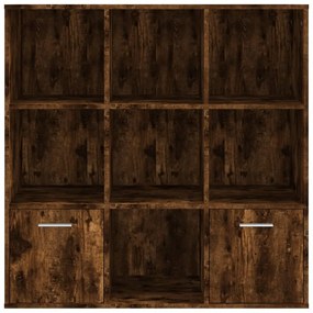 Estante 98x30x98 cm cor carvalho fumado