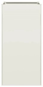 Vaso floreira 40x40x80 cm aço laminado a frio branco