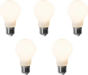 Conjunto de 5 Lâmpadas LED E27 Reguláveis A60 Opala 7W 806 lm 3000K
