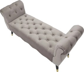 BANCO PARIS 120X40X60 CM CINZENTO