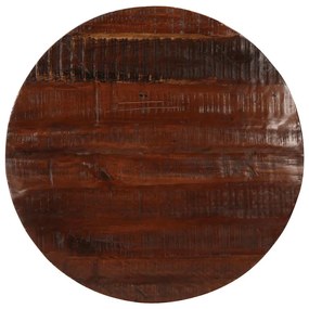 Tampo de mesa redondo Ø70x2,5cm madeira recuperada maciça
