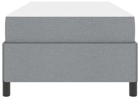 Cama Box Cinza claro, Preto 90 x 190 cm