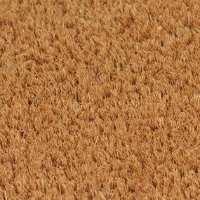 Tapete de porta 100x200 cm fibra de coco tufada natural