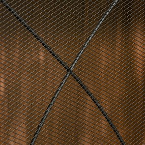 Frente para Lareira Dobrável Proteção para Lareira de 3 Painéis com Do