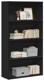 vidaXL Estante 80x30x152 cm derivados de madeira preto