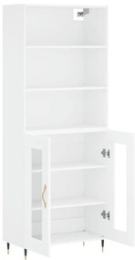 Armário alto 69,5x34x180 cm derivados de madeira branco