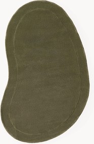 Tapete de lã artesanal com forma orgânica Kadey