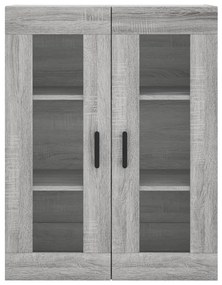 Armário alto 69,5x34x180 cm derivados de madeira sonoma cinza